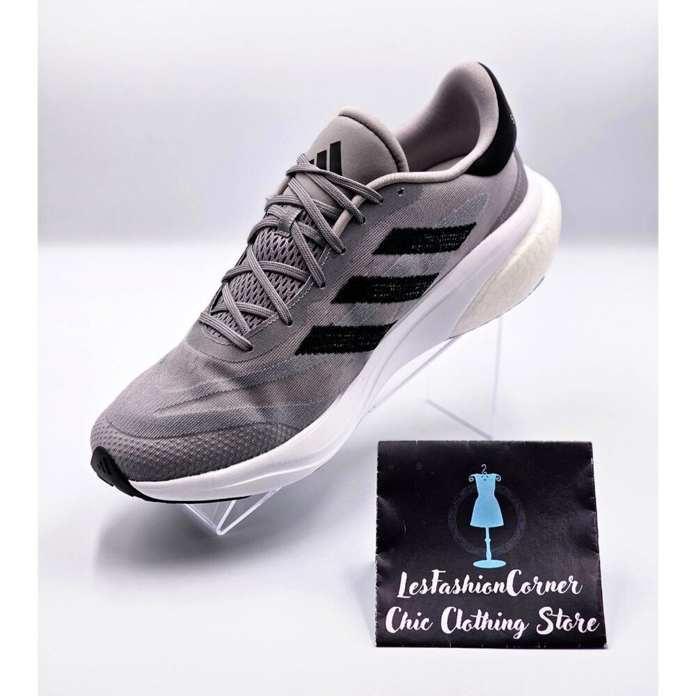 NWOB Adidas Men's Gray/Black Supernova Running Athletic Sneakers Size 11 2159 - Picture 16 of 16